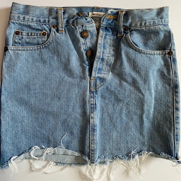 BRANDY MELVILLE JEAN SKIRT - Picture 8 of 9